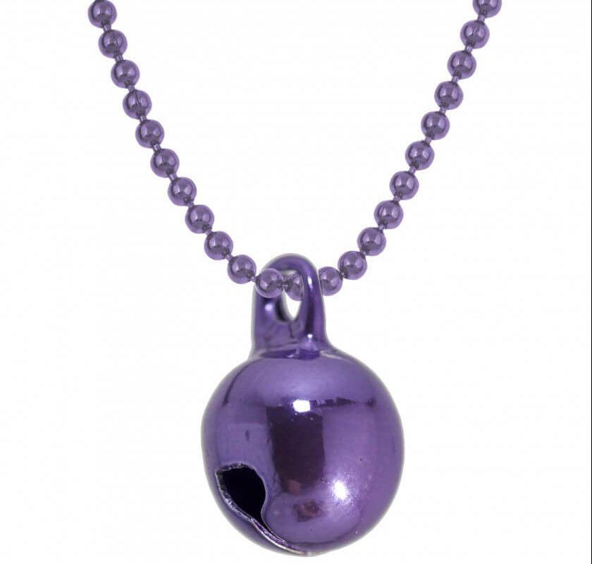 Allumette - Lilac bell on lilac ball chain