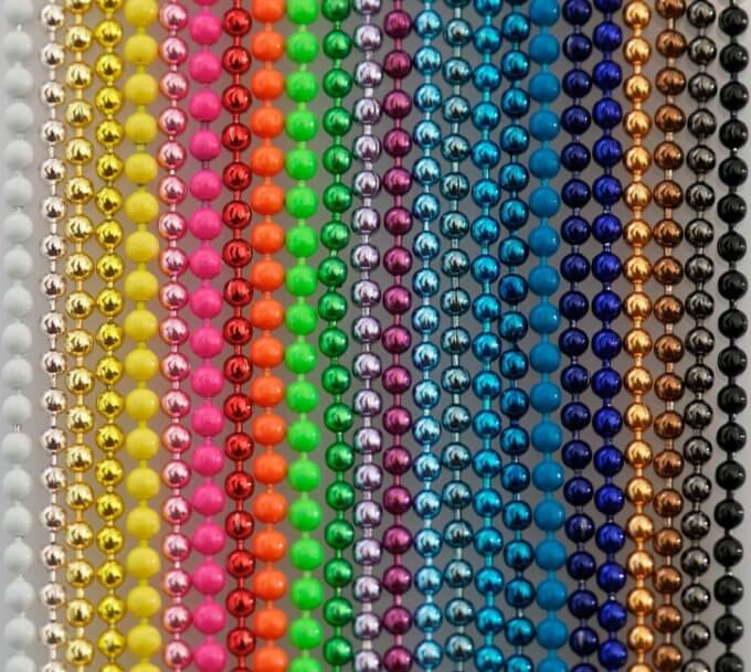 Ball chains colours