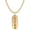 I swear Pill Pendant - bitch I swear Pill Pendant - bitch