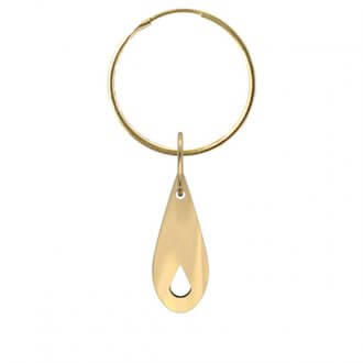 classic flame earrings