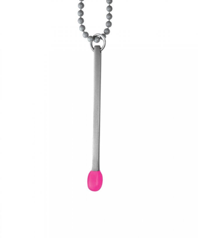 neon pink tipped match