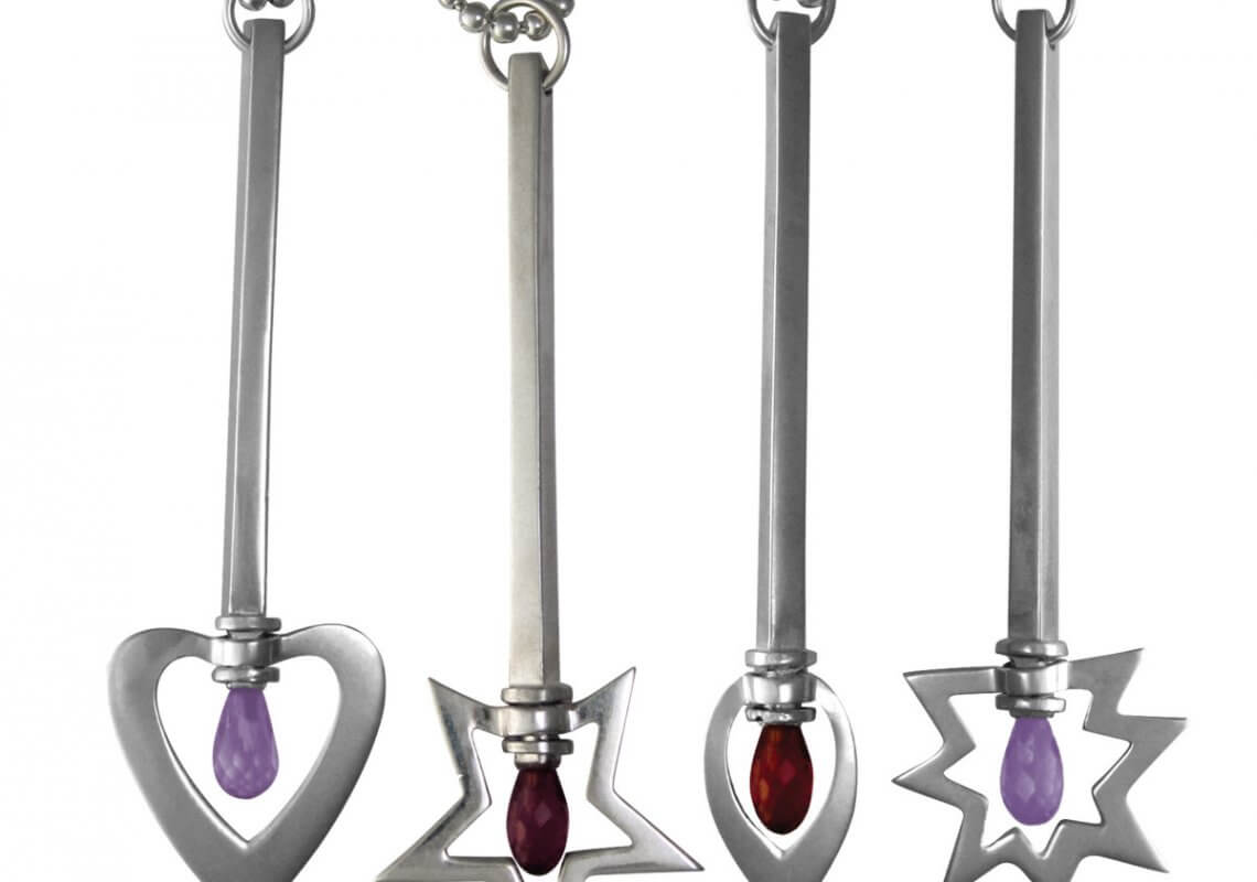 Allumer fireworks silver jewellery